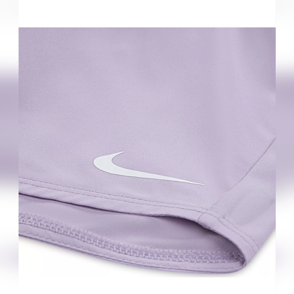 NWT Nike Little Girls Dri Fit One Woven Shorts Purple Size 6 - Picture 3 of 7